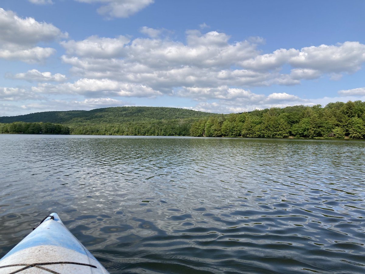 Beautiful blue #sky365 yesterday! Perfect for kayaking in the Catskills #JoyinSummer