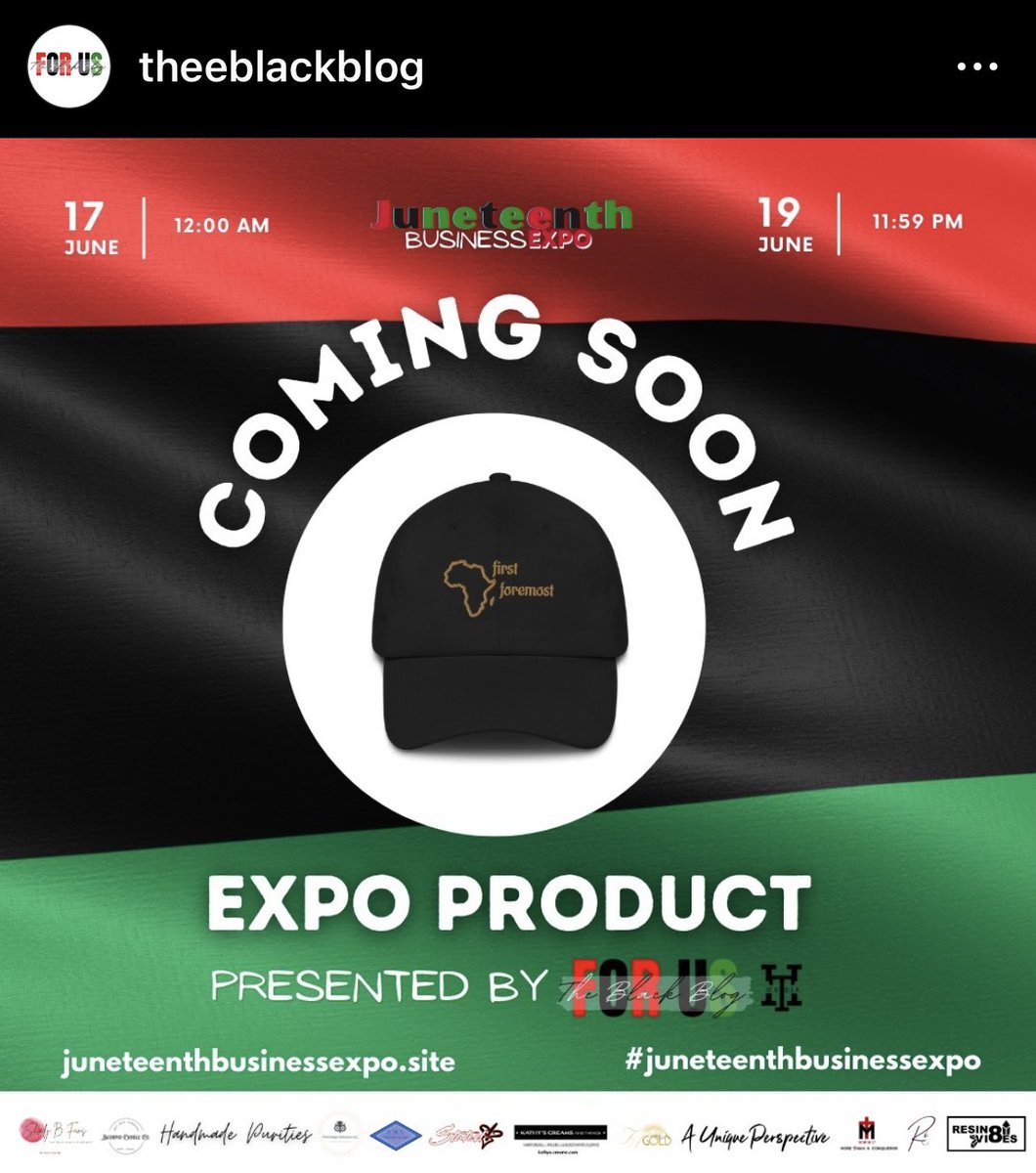 21stated's tweet photo. Heavy on the first and foremost!! Are y’all ready for the Juneteenth Business Expo by @HeavieTalk and @theeblackblog ?! https://t.co/4bnqwIUGbW