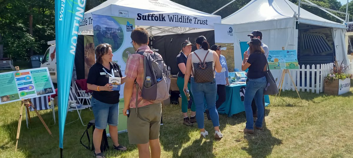 Day 2 of Cereals 2023 attended by representatives of different Wildlife Trusts, to highlight the work we do with some fantastic farmers, including our partnership work with <a href="/JordansCereals/">Jordans Cereals</a> to Farm Cluster groups. <a href="/WildlifeTrusts/">The Wildlife Trusts</a> <a href="/wildlifebcn/">The Wildlife Trust for Beds, Cambs & Northants</a> <a href="/JennyA_Rawson/">Jenny Rawson</a>