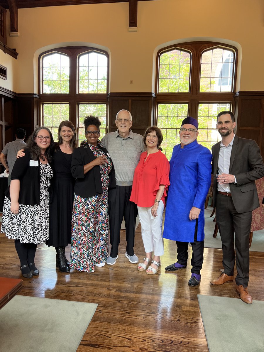 DeanOnyeOzuzu's tweet photo. Had a wonderful time celebrating two of our college units' founding directors, James Oliverio (@UFDigitalWorlds) and Jill Sonke (@UFCAM) as they step into new roles at @UFCOTA. Thrilled to have 2 @UF COTA Deans Emeriti, Donald McGlothlin and Lucinda Lavelli, join us at the party! https://t.co/WJFQJMPNM7