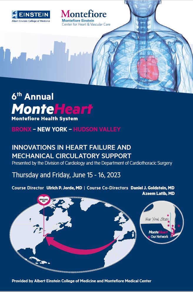 6th Annual @MonteHeart Symposium - Thurs. June 15 & Fri. June 16 - 8:00 AM EST. – 5:00 PM EST. Via Zoom 📺👉 🔗 einsteinmed.zoom.us/j/96391879229 Passcode: 261654; YouTube 📺👉🔗 youtube.com/channel/UCY8Wj…