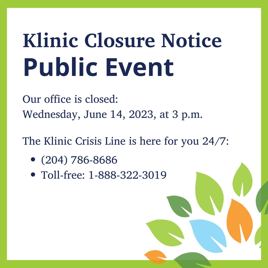 Friendly reminder that our office will be closed today, June 14, at 3 p.m. while we host a free Community BBQ (4 - 7 p.m.). Our regular office hours will resume on Thursday, June 15, 2023.