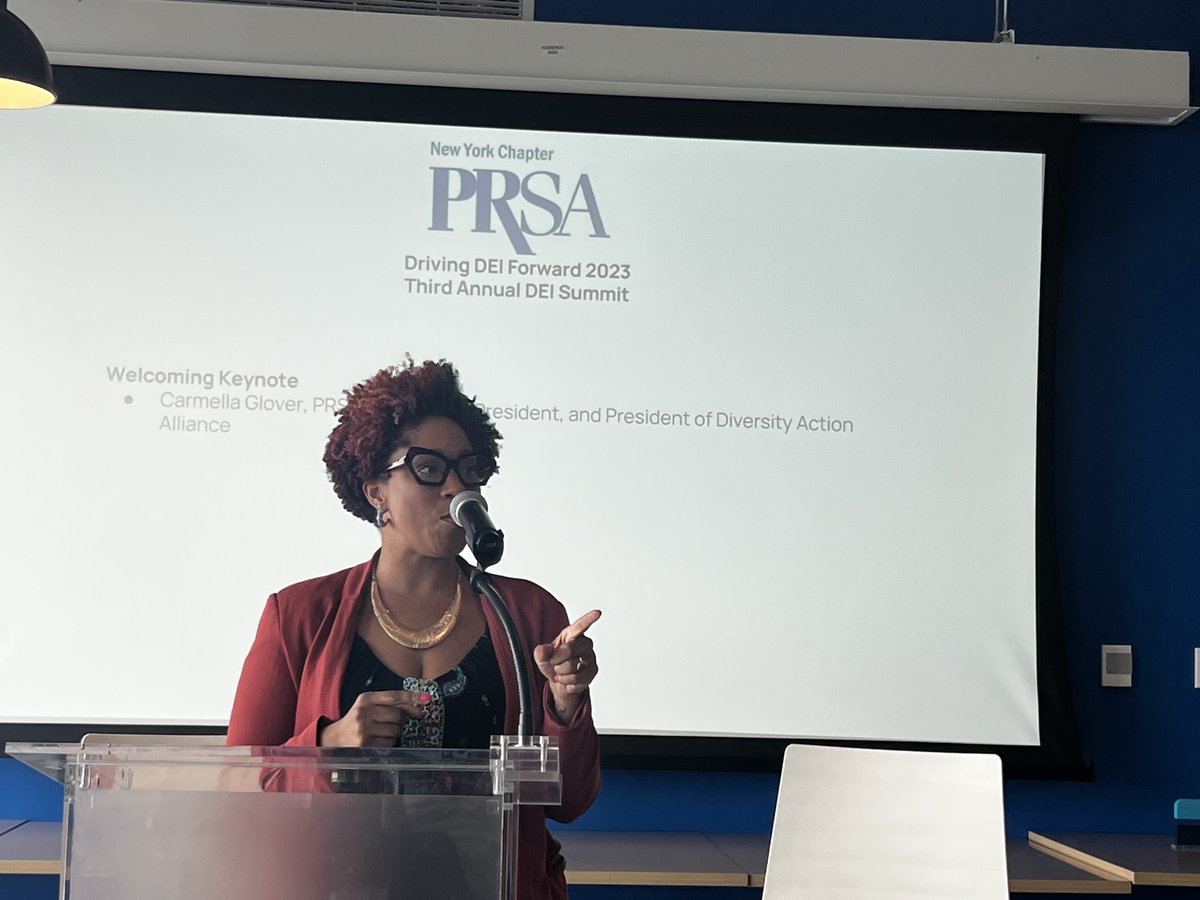 Allisonww_'s tweet photo. The #PR industry is addressing diversity, equity, and inclusion in the workplace and campaigns, but questions still remain. @PRSANY held its third annual DEI Summit at @Stagwell Commons on June 13th and we were a proud sponsor of the event. 

#PRSANY #DrivingDEIForward #DEI https://t.co/PNJVSF5dVZ