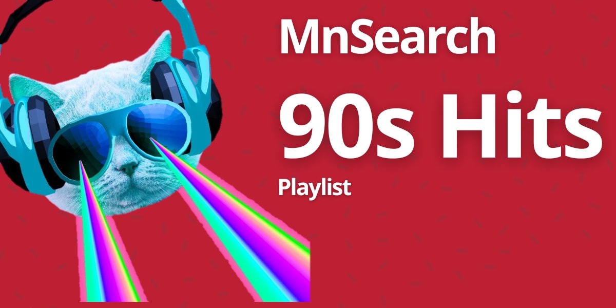Are you psyched for #MnSearchSummit or what!? We're totally vibing with you so here's a phat 90s playlist to help you get jiggy with it!

Let us know if we are missing any dope songs. 
📻 spoti.fi/3qEdbN7