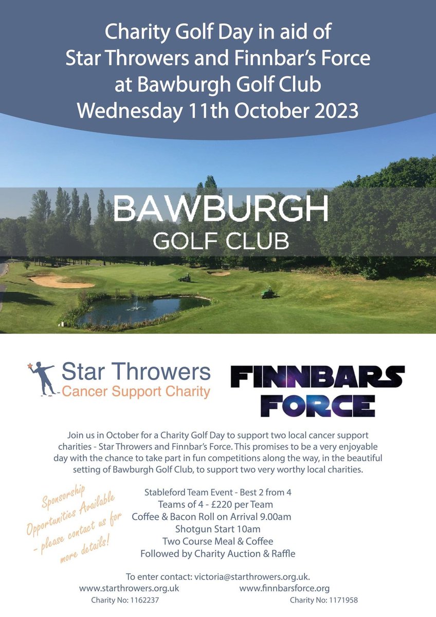 #golf #norfolkcharities #fundraising