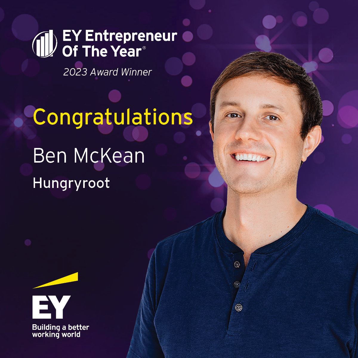 Hungryroot on Twitter "Our CEO & Founder, Ben McKean, was named an EY