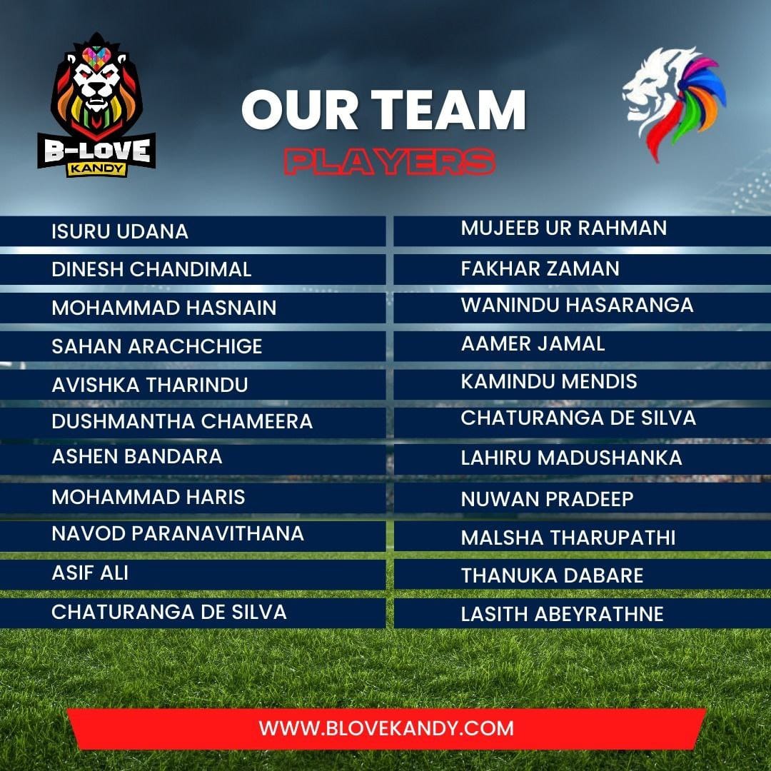 📢 Presenting our fearless squad for the upcoming Lanka Premier League (LPL) 2023! 🏏🔥❤️

With their talent, dedication, and unwavering passion, they are ready to bring home the glory! 🦁💪🏼

Stay tuned as we unleash the power of our team and embark on an unforgettable journey in…