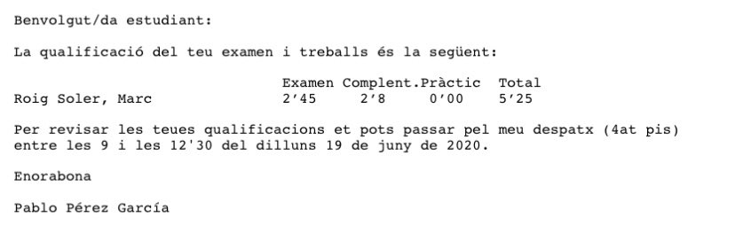 Arriesgado pero estamos dentro por los pelos!! 5,25
Te amo Pablo