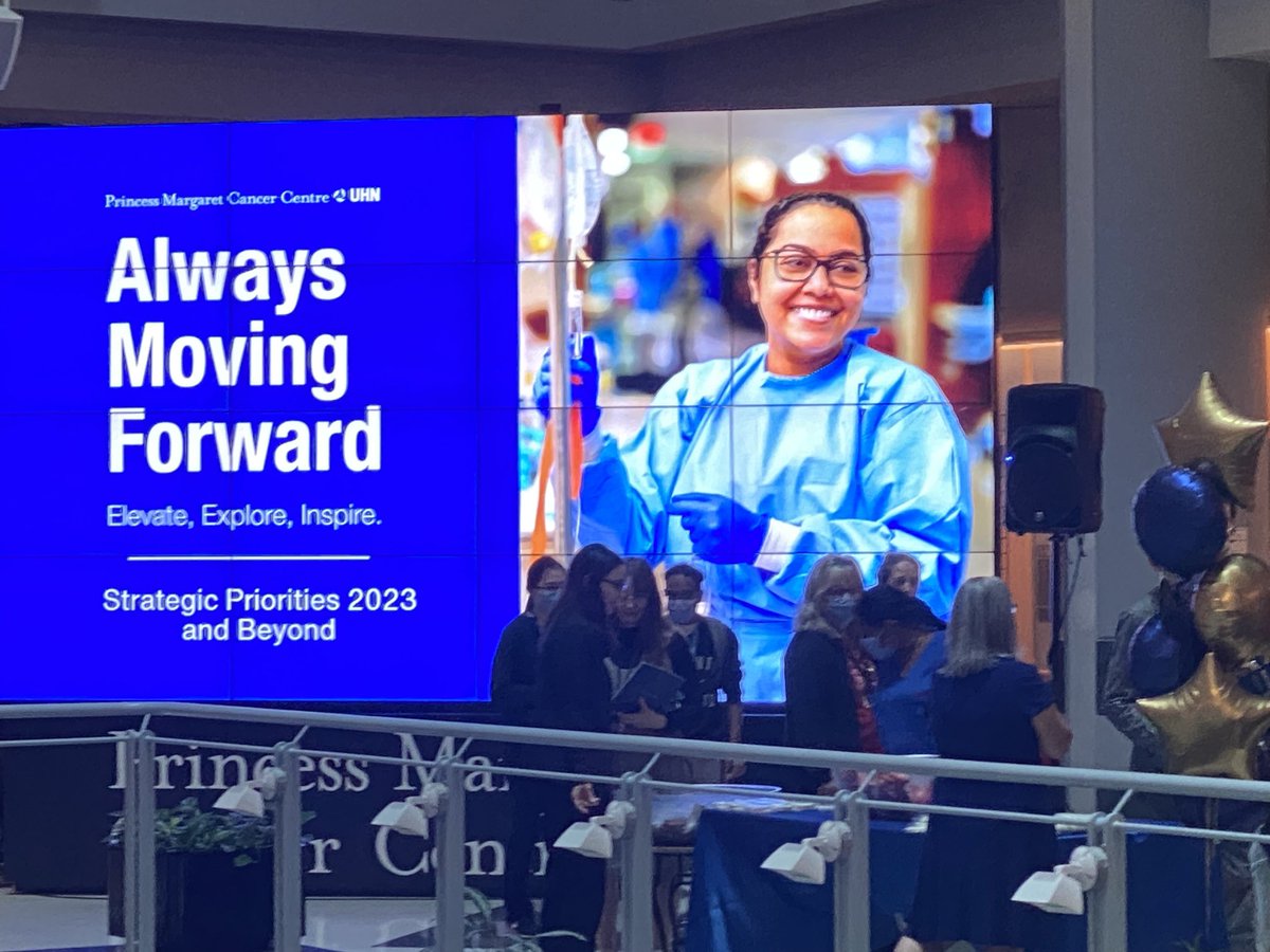 A lot of #joyatwork today ⁦@pmcancercentre⁩ as we officially launch the “Always Moving Forward” strategic plan