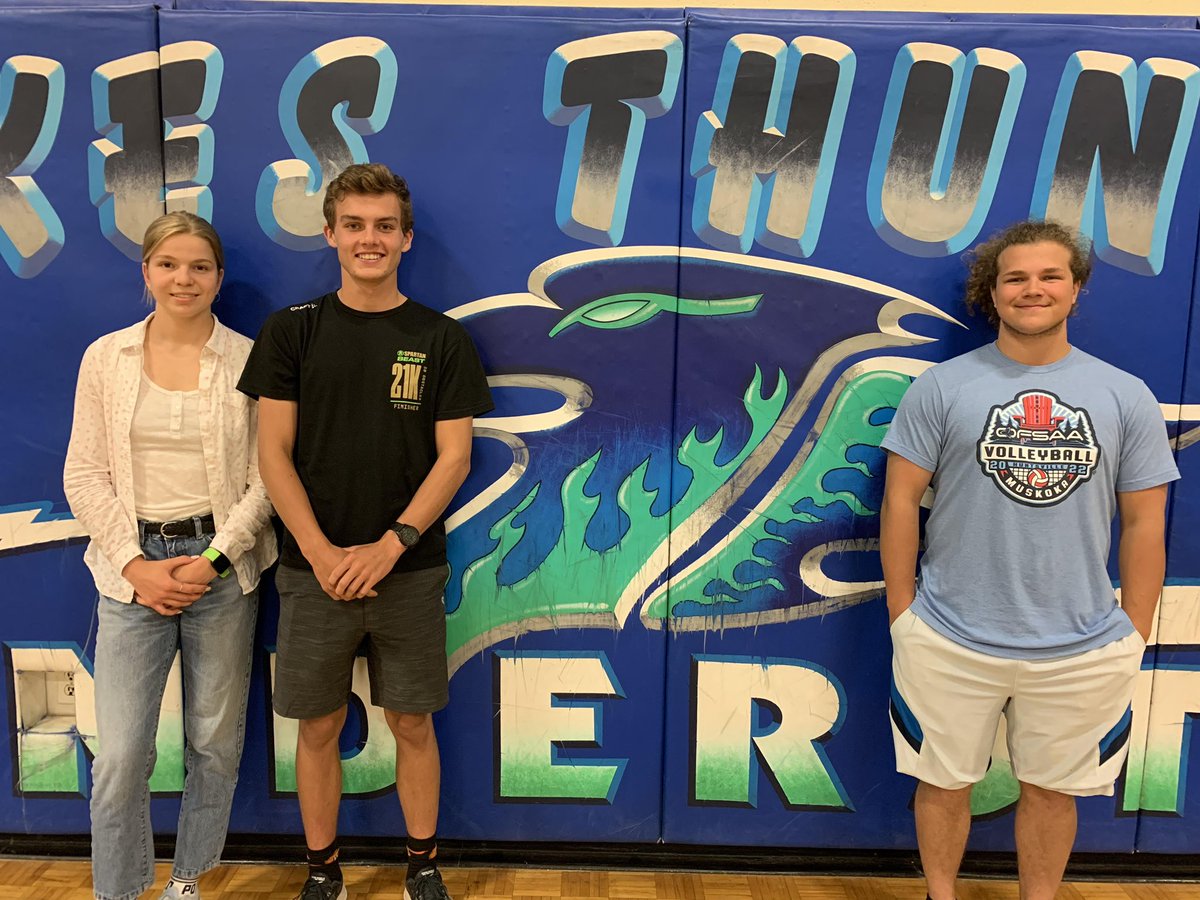 Congratulations to Reece Boyle (Baseball), Brogan Long (Track) and Anna Jaklova (Track) for being Athletes of the Month for June.  GO T-BIRDS!
