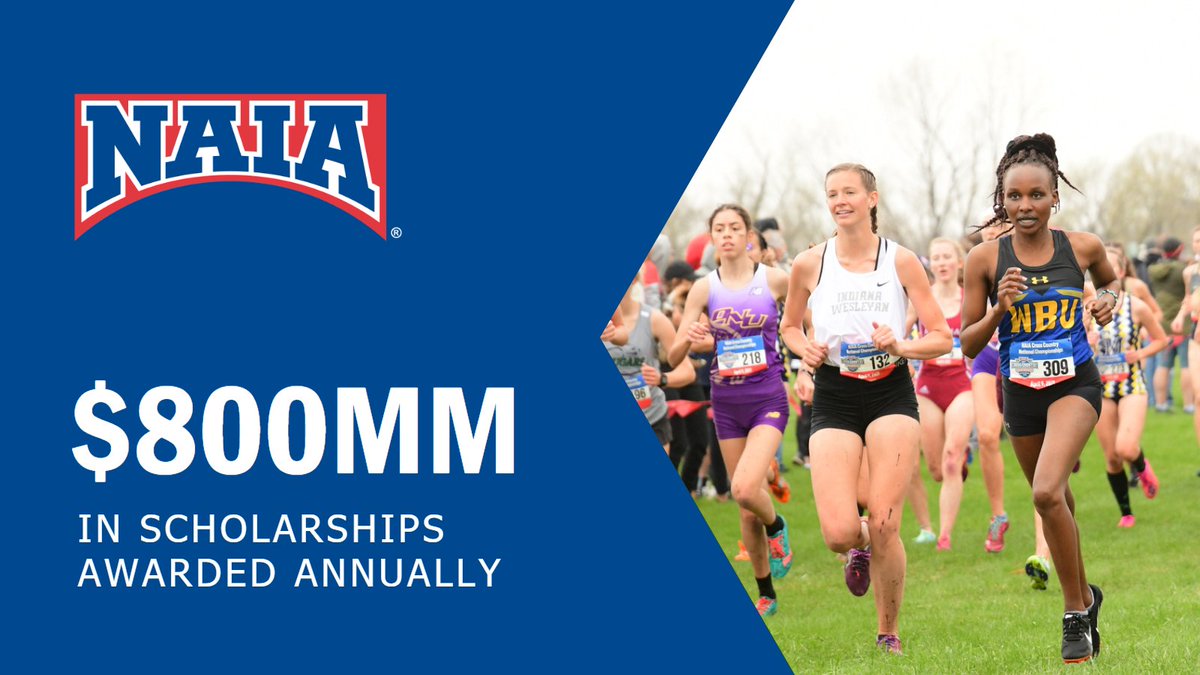 Did you know? The NAIA gives $800M+ in scholarships annually. At #PlayNAIA schools, key admissions recruiters come from the athletics department. They have the tools to attract high-quality student-athletes and retain them.

Find Your NAIA Path: bit.ly/3CWQDbb

#HigherEd