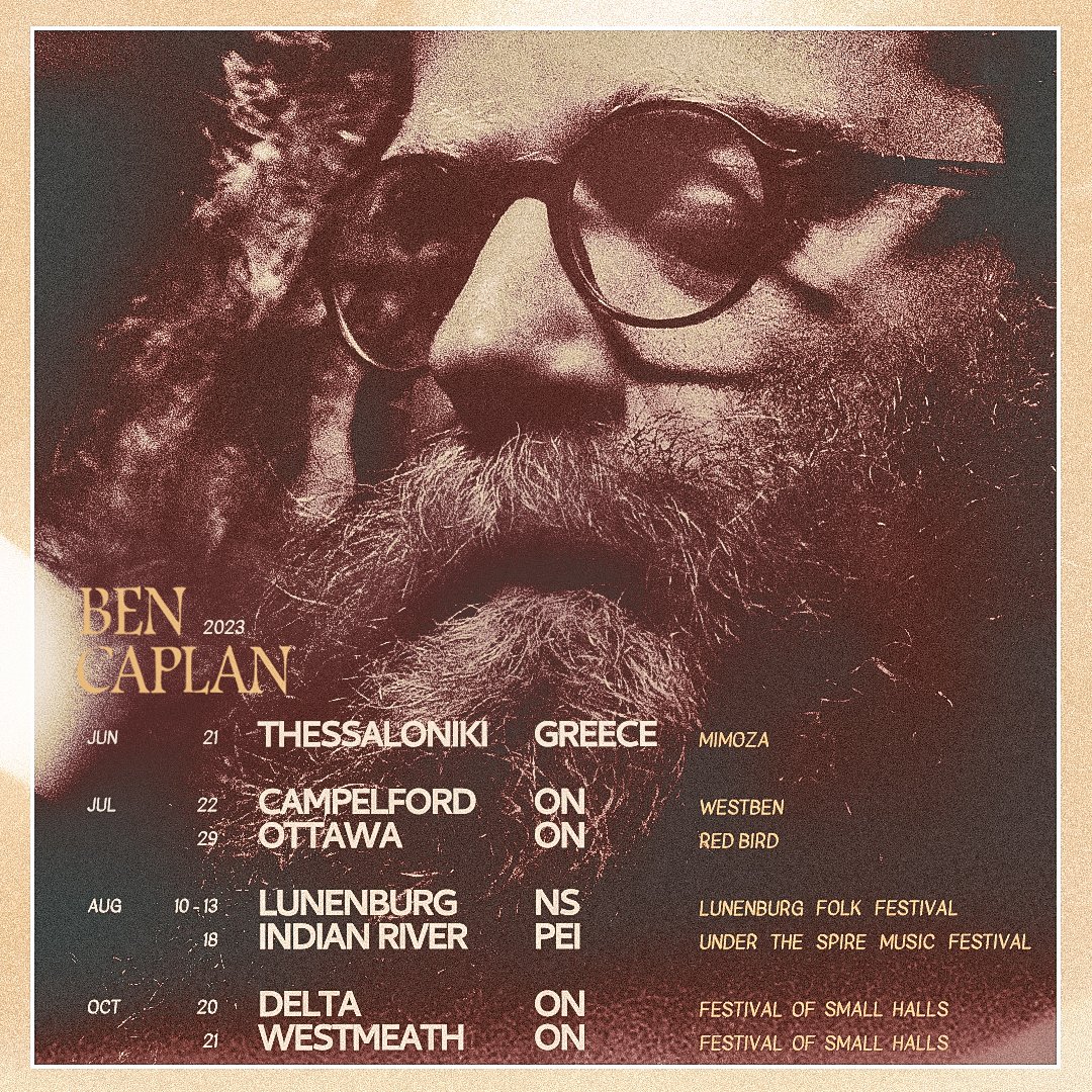 I'm hitting the road next week to play a special show in Thessaloniki, Greece! More shows to follow in Ontario, Nova Scotia, and PEI. I'm excited to share some new sounds 🙉