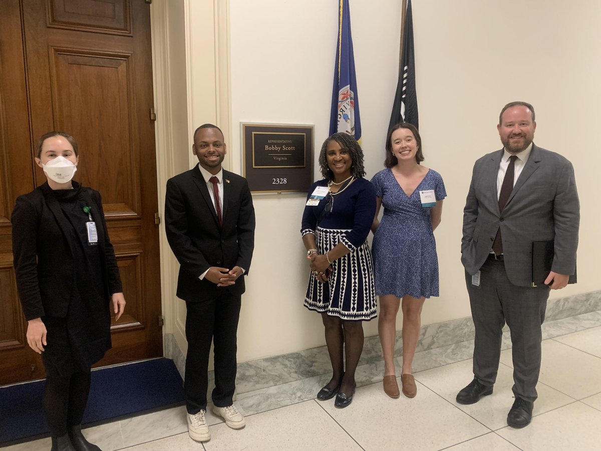 Just met with @BobbyScott's team with Afterschool Ambassador Michelle Simpson to share the incredible work her program, Alternatives World Changers, does in Hampton and Newport News! #AfterschoolWorks