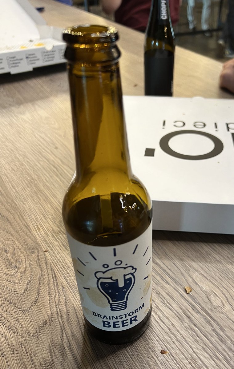 dnugbe's tweet photo. Brainstorming, thanks for Sponsoring the beer @isolutionsag 🤓 https://t.co/sCzzVzKtrt