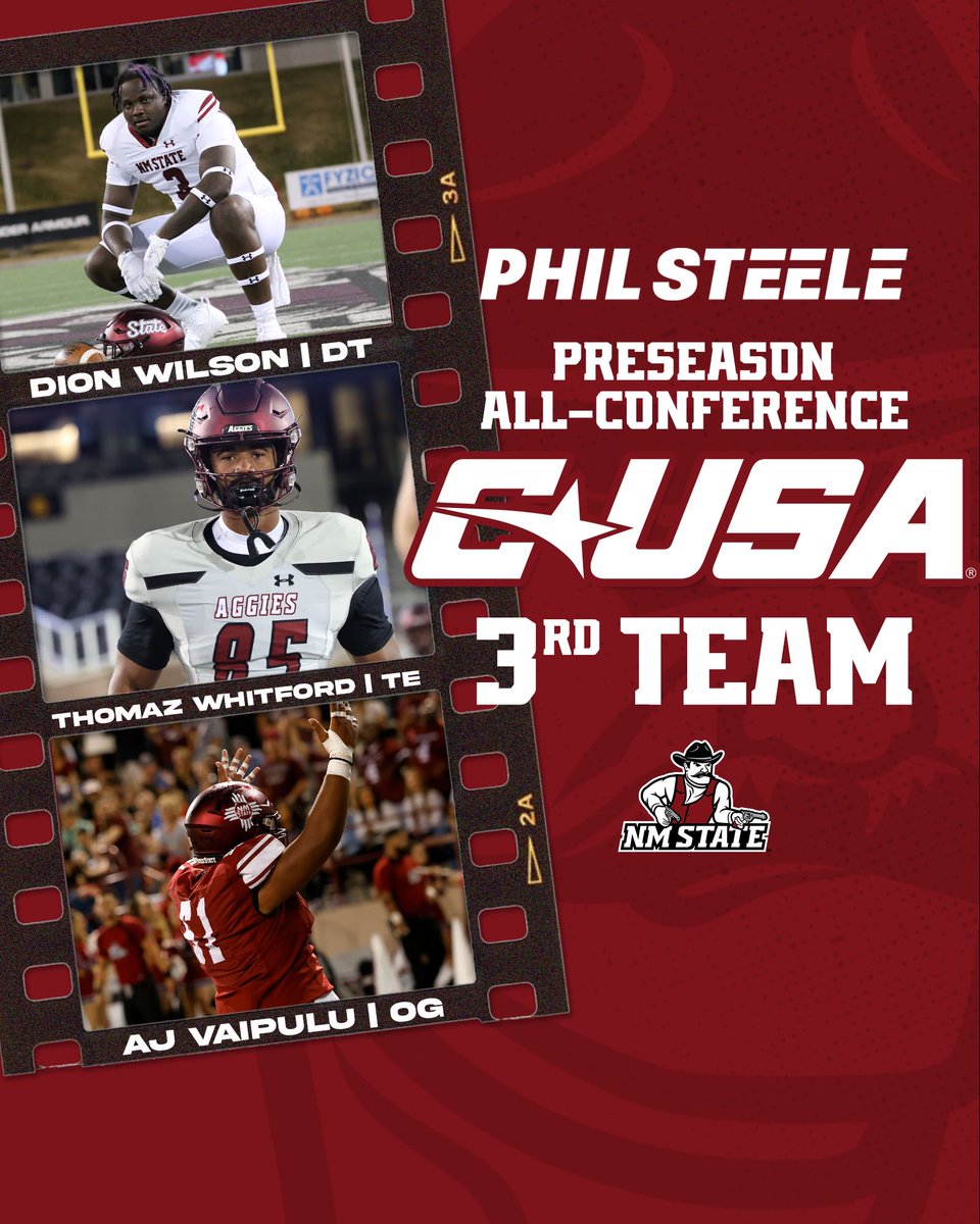 New Mexico State Football on Twitter "1️⃣2️⃣ Aggies were named to Phil