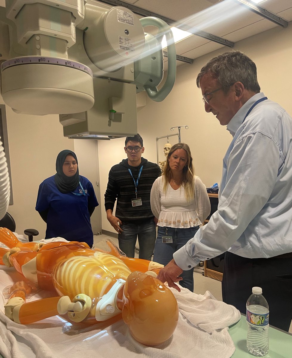 of_suny's tweet photo. It’s day 3 of Jump Into Healthcare! Today, students learned about Radiography with CHP Medical Imaging &amp; Radiation Sciences Dept. Assistant Professor, Dominick Demichele, M.S.Ed., R.T.(R)(CT). 
#HealthProfessions, #HealthProfessionals, #SummerInternships, #JumpIntoHealthcare https://t.co/pbqaRhofau