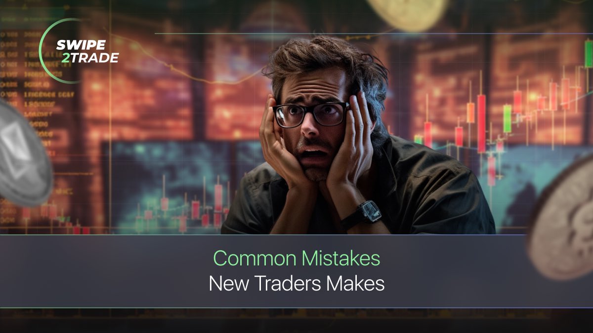 3 common new crypto trader mistakes 

👉Not using Stop/Loss 
👉Trading Based on Pump/Dump Calls 
👉No Trading Plan - "Failing to plan is planning to fail” 

With Swipe2Trade, we'll guide you through the initial steps of crypto, and with our community, you'll soon become a master