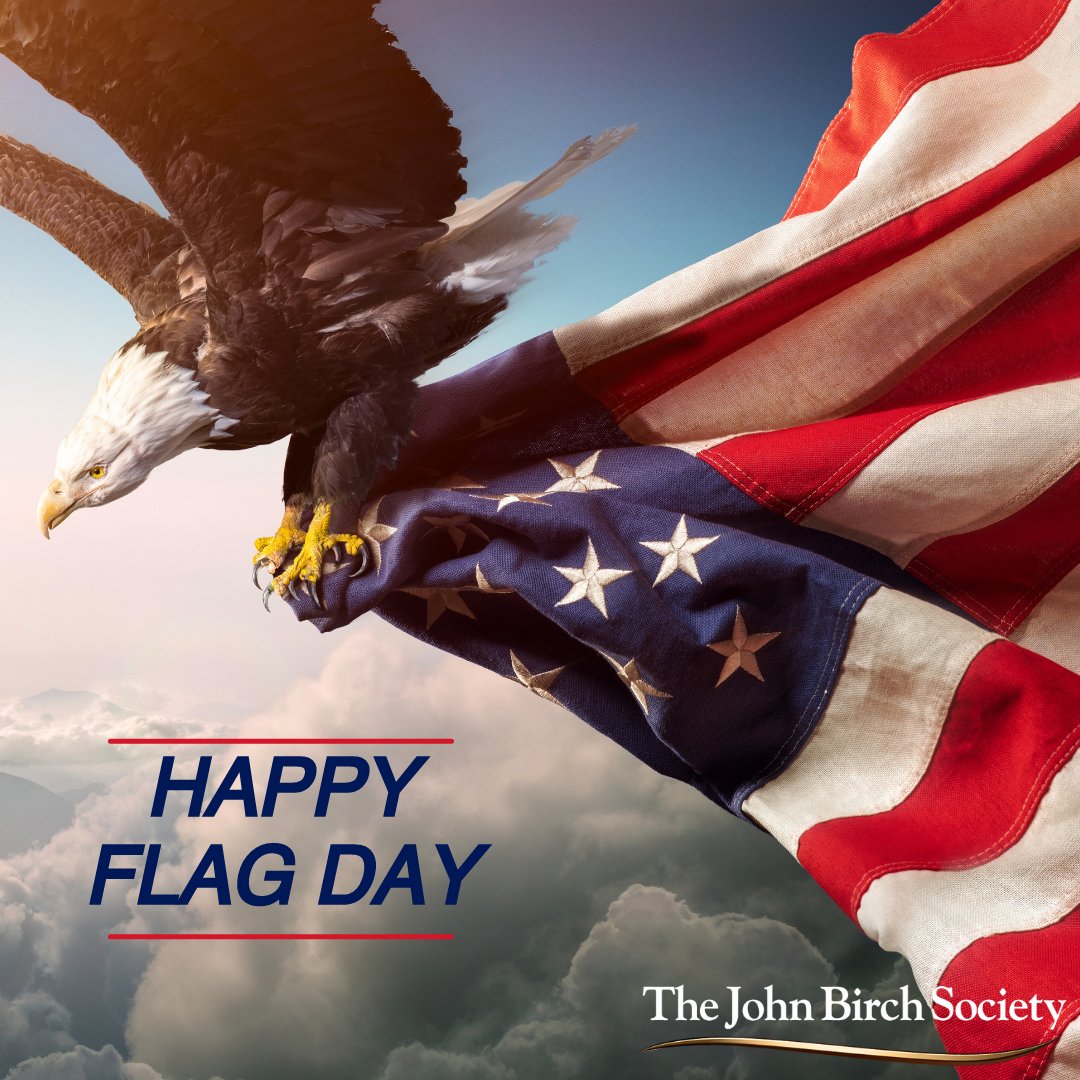 Happy Flag Day, Patriots! 🇺🇸✨

Today, we celebrate the American flag's rich history and profound meaning: liberty, justice, freedom, love of country, and unity. 

#FlagDay #usflag #starsandstripes #UsHistory #americanpatriot #ProudToBeAnAmerican #JohnBirchSociety