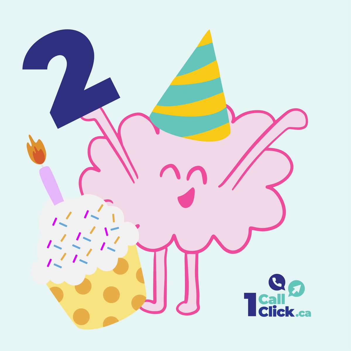 Happy Birthday 1Call1Click.ca! For two years we've helped children, youth and families connect with the right mental health, addictions and substance use health care when they need it. To many more!