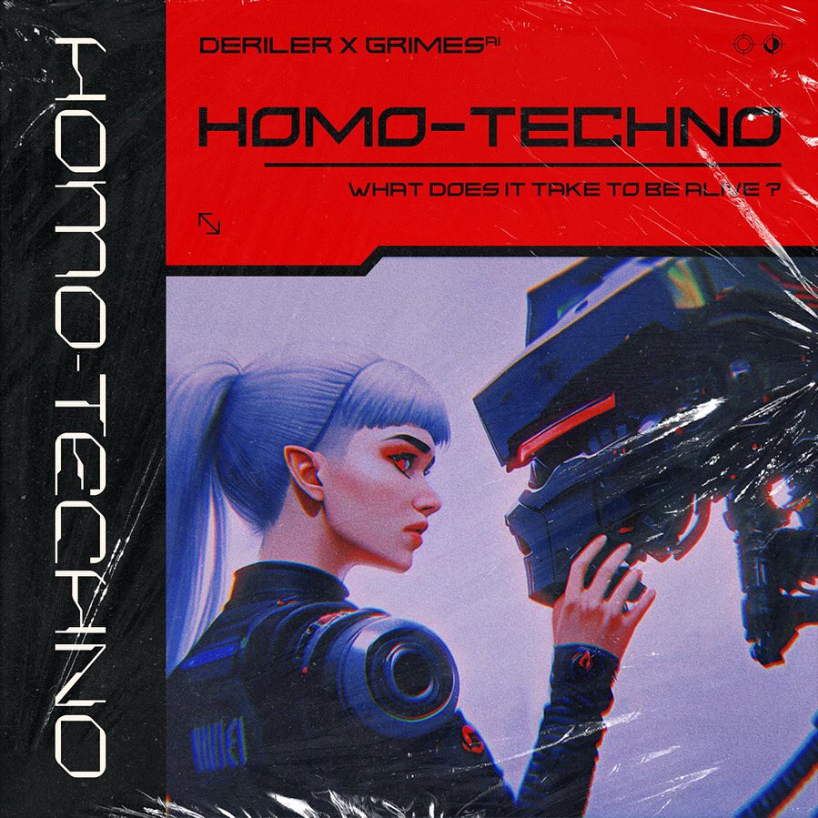 Deriler x @Grimezsz ᴬᴵ / Homo-Techno will be on streaming services (with better quality) on 7/7 🦾 
#welcometothefuture #grimes #grimesai #ai #newsong