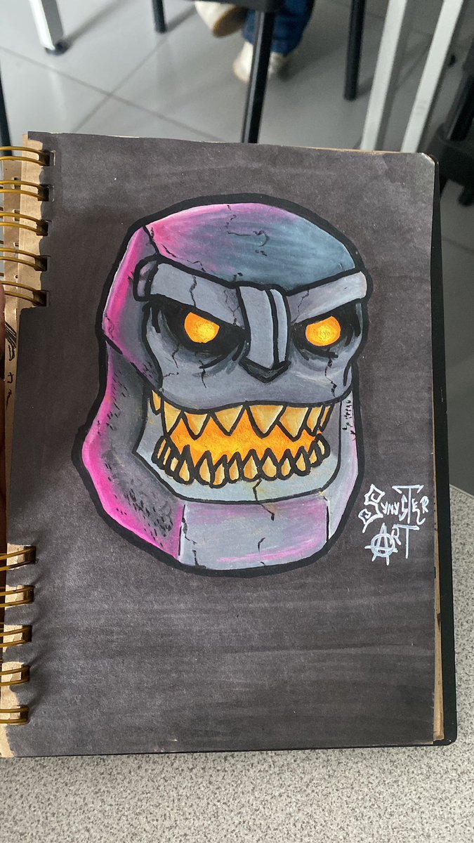 When terminas tu examen y tu profesor te dice :
Pongase a dibujar en silencio y ll primero que se me ocurre es un <a href="/RudeGolems/">Rude Golems</a>