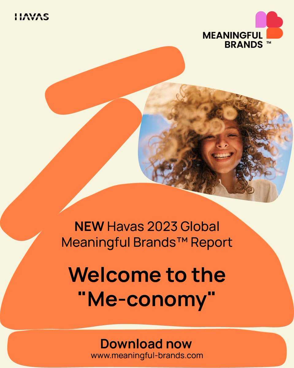 Our new Meaningful Brands report is a landmark study of brand value. Consumers still prioritize important issues such as the environment and social justice but also expect brands to directly contribute to their day-to-day lives.
meaningful-brands.com

#meaningfulbrands #havas