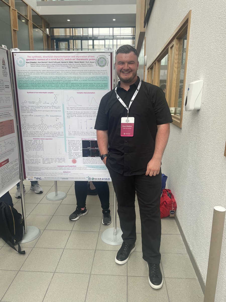 PGAC DCU (Postgraduate Association of Chemistry) (@pgac_dcu) on Twitter photo Well done to our very own members of the PGAC <a href="/Caoilteor/">Caoilte</a> , <a href="/Roisin__Byrne/">Róisín Byrne</a> and <a href="/Ryanm3_/">Ryan Madden</a> on presenting their smashing posters at the 74th Chemistry colloqium in <a href="/sbcsgalway/">School of Biological and Chemical Sciences</a> !
Bualadh Bos 👏🏻 Well done to our very own members of the PGAC <a href="/Caoilteor/">Caoilte</a> , <a href="/Roisin__Byrne/">Róisín Byrne</a> and <a href="/Ryanm3_/">Ryan Madden</a> on presenting their smashing posters at the 74th Chemistry colloqium in <a href="/sbcsgalway/">School of Biological and Chemical Sciences</a> !
Bualadh Bos 👏🏻