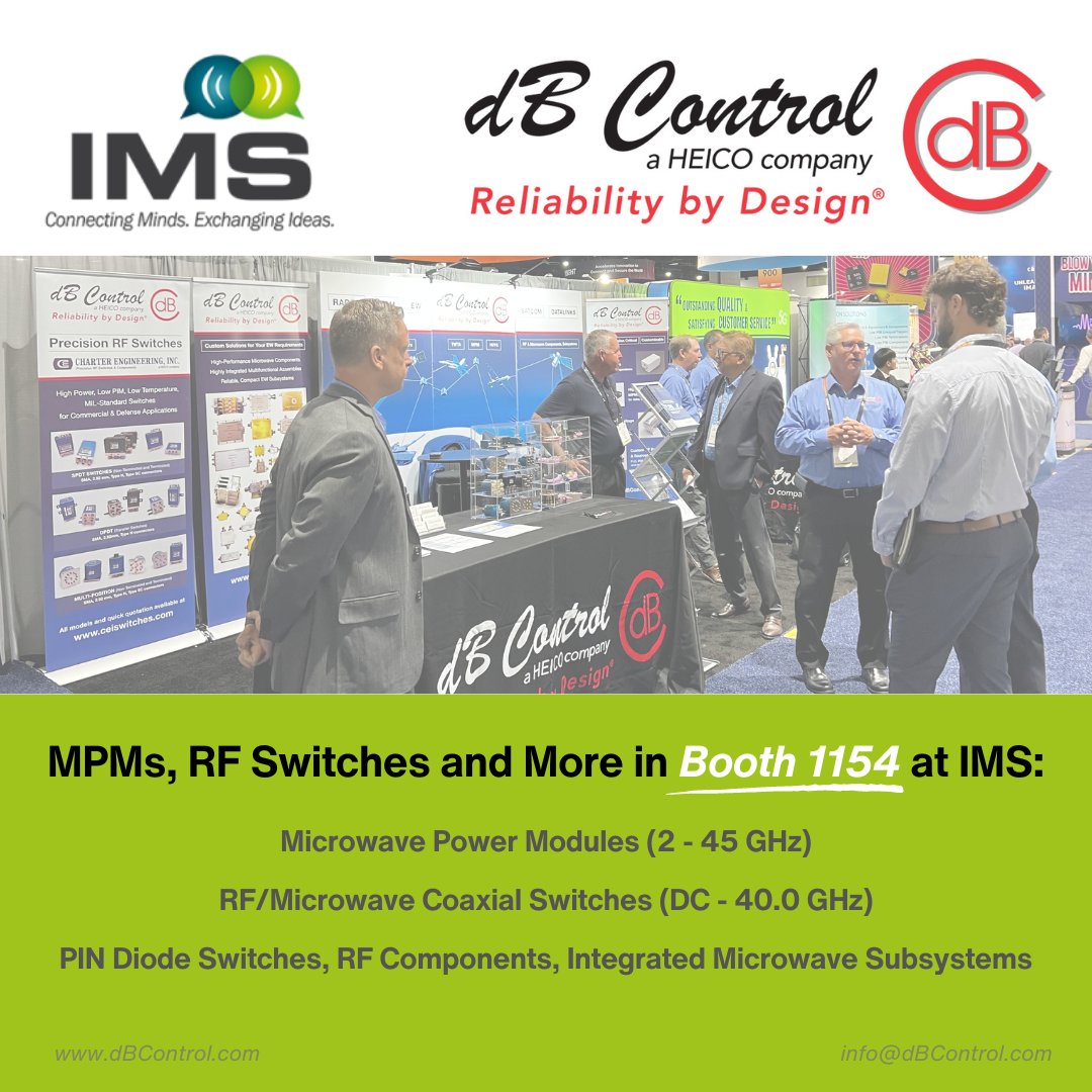 Great energy at <a href="/MTT_IMS/">MTT_IMS</a> this year. If you're at the show, stop by Booth 1154 to chat with our team about everything from high-power MIL-standard switches to high-efficiency, conduction-cooled microwave power modules. You've got stringent specs. We can meet them. #IMS2023