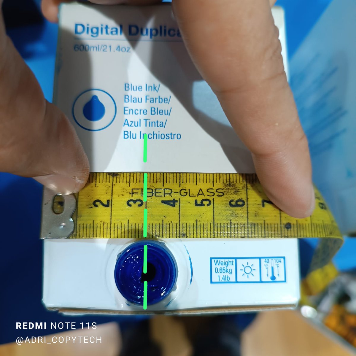 adri_scaletech's tweet photo. En proceso, vídeo hablando sobre el posible problema de diseño, en cartuchos de tinta #Type2 para #MultiCopista #Priport #DigitalDuplicatorInk #DX2430 de #Ricoh. https://t.co/C2VKcaR5E9