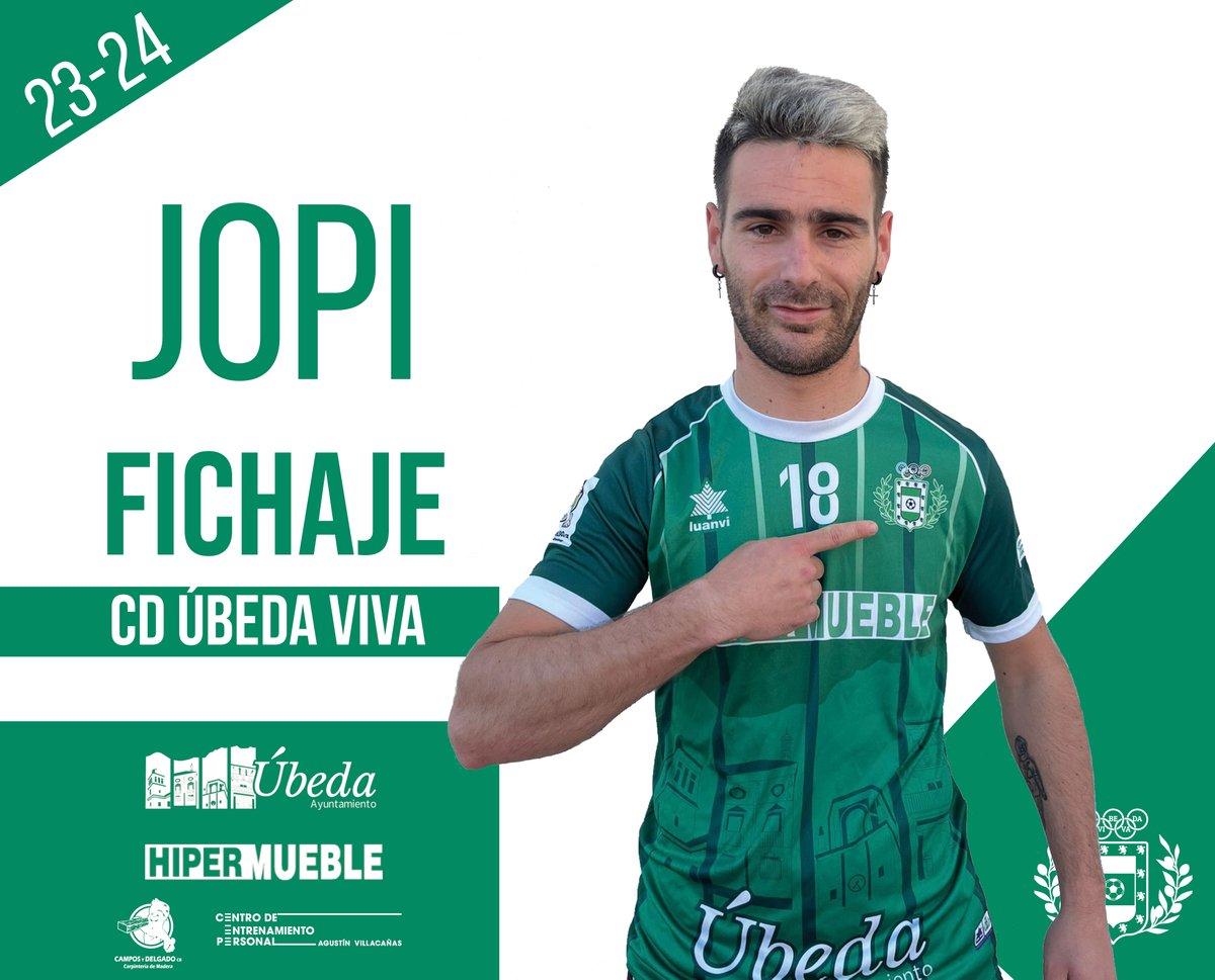 cd_ubedaviva's tweet photo. 🄵🄸🄲🄷🄰🄹🄴    

⚡️Velocidad y gol para la línea de ataque. Diego Sánchez 'Jopi' se une al proyecto del #ÚbedaViva 

👋¡Bienvenido!

📝https://t.co/UnsQpQ9dYu https://t.co/O3OcmaqJrI
