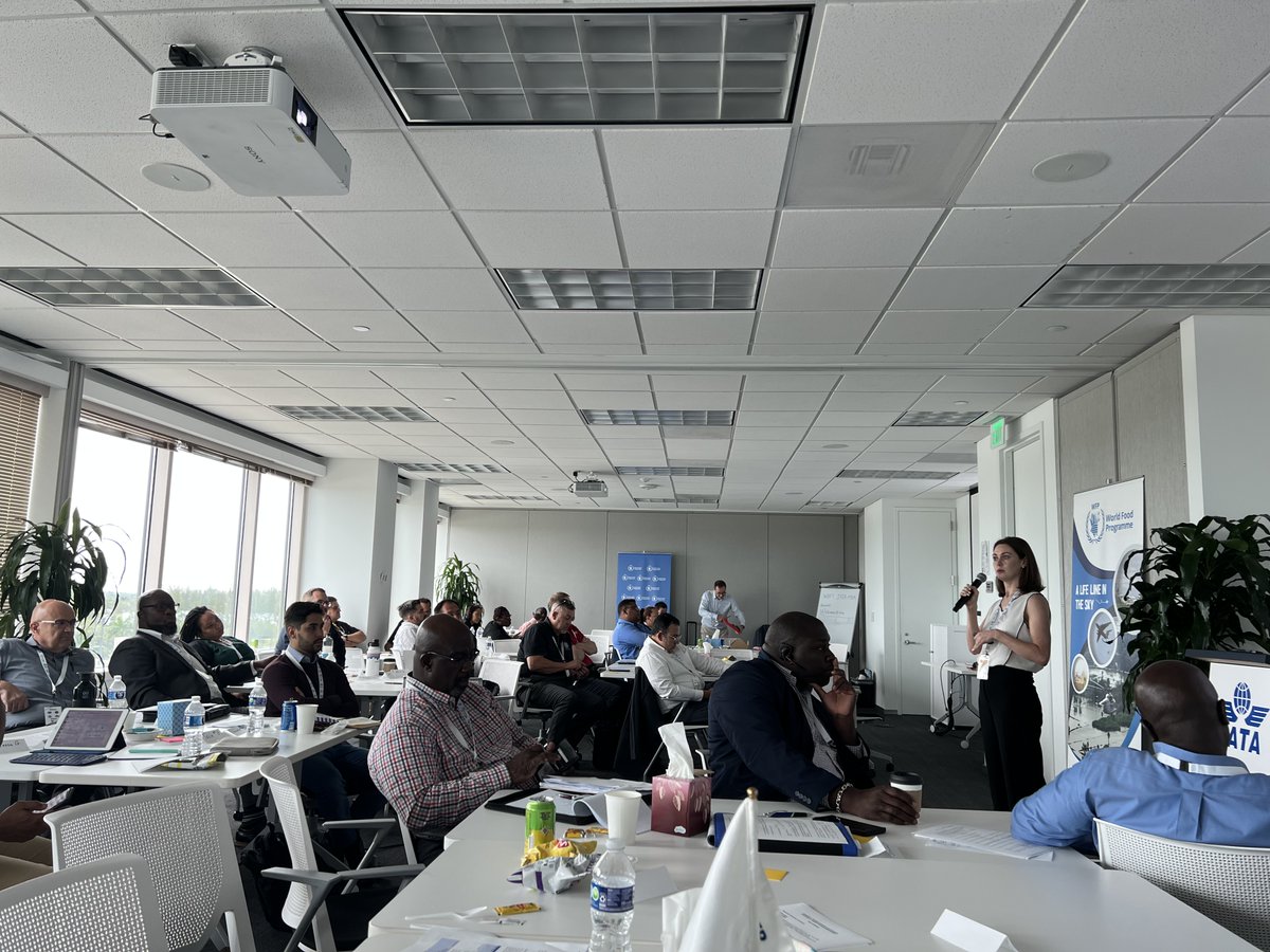 AirlinkFlight's tweet photo. 🛬Airports play a fundamental role during disasters: the sooner they reopen, the faster life-saving aid and responders can reach affected populations. 

Thank you to the @WFP #AviationUnit for inviting Airlink to present at its airport preparedness workshop in Miami last week!✈️ https://t.co/O1D3Rp8hRA