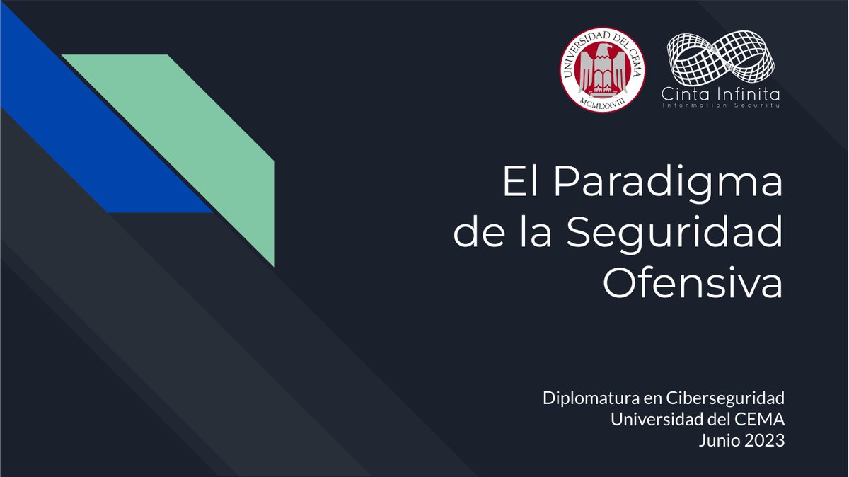 Todo listo para dar la clase de hoy en la Diplomatura de Ciberseguridad de @cecib_ucema junto al gran <a href="/chinoogawa/">Battōsai (緋村抜刀斎)</a>.
Feliz de compartir un buen rato hablando de seguridad ofensiva con grandes y queridos colegas como <a href="/padamovic/">Pedro Adamović 🇦🇷🇭🇷</a>  y <a href="/identidadrobada/">Daniel Monastersky</a>. 🎉
<a href="/cintainfinita/">Cinta Infinita</a>