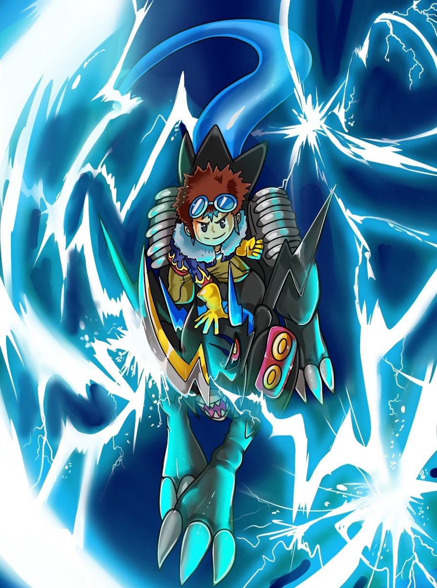 KaijuCeri's tweet image. Davis and Raidramon

#raidramon #digimon