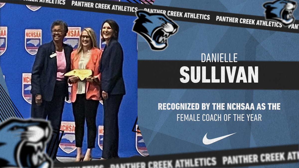 Congratulations to Danielle Sullivan for being named the 2023 <a href="/NCHSAA/">NCHSAA</a> Doris Howard Female Coach of the Year! #OwnIt
cc: <a href="/CatamountHoops/">PANTHER CREEK WBB 🏀</a>