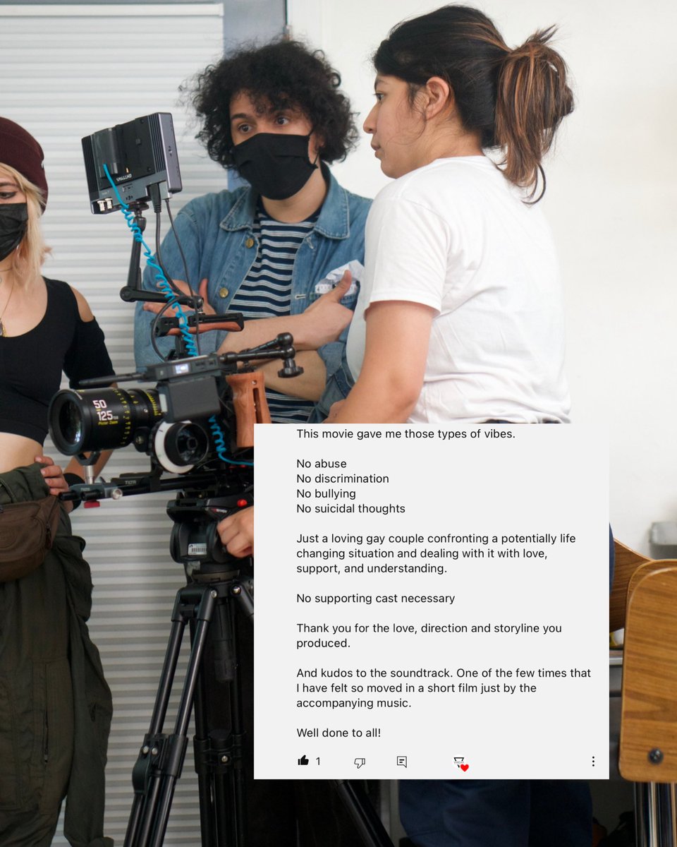 For commentaries like this one, we love to do what we do! It gives us a lot of happiness to see that thousands of people are enjoying, loving, and connecting with our short film ‘As I Promised You.’ Thank you all for your support!!!

#asipromisedyou #shortfilm #PrideMonth