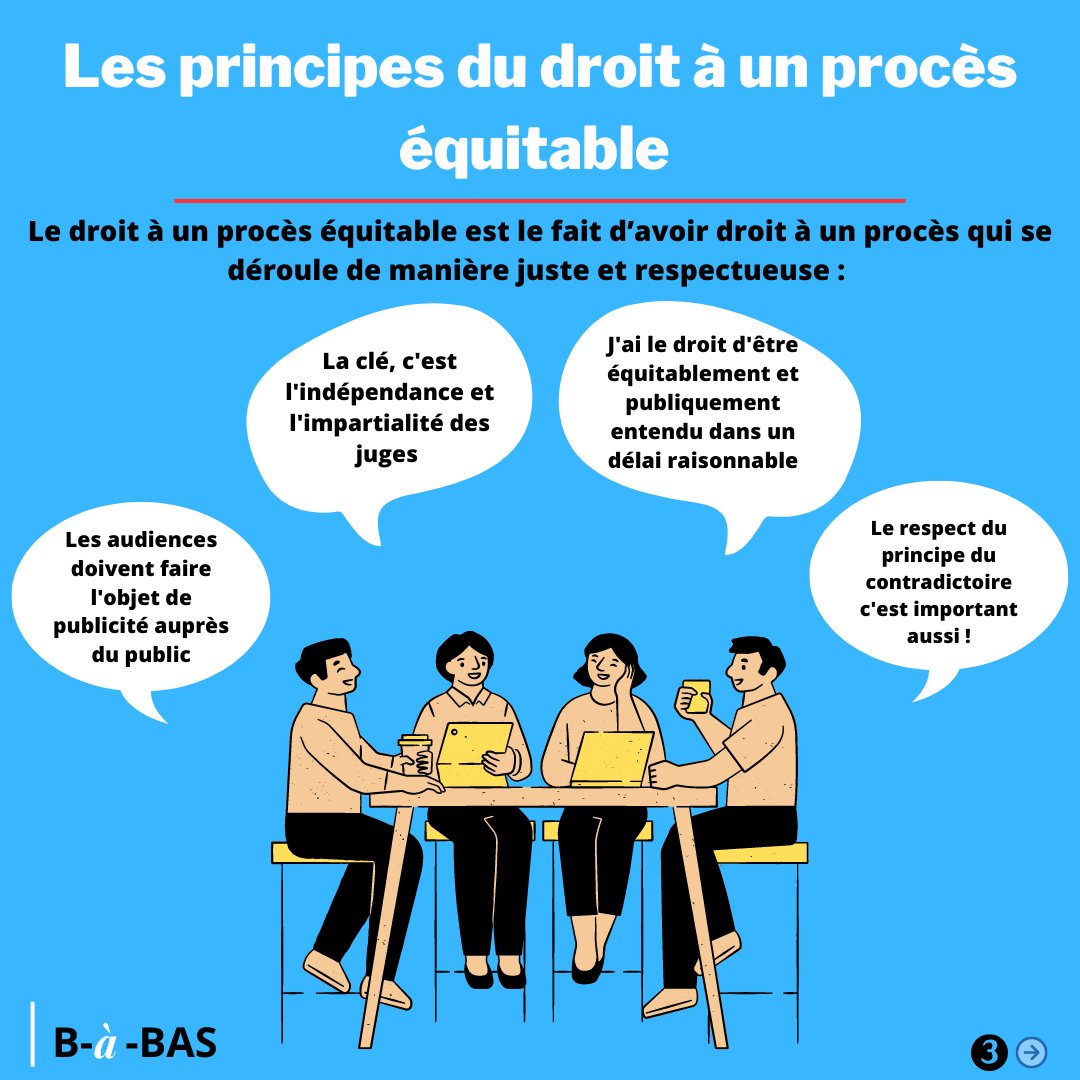 cacit_togo's tweet photo. Hello,

Le saviez-vous? Le 14 juin est la journée mondiale du procès équitable. Le procès équitable, qu'est ce que cela signifie exactement? Trouvez dans ce B-à-Bas du CACIT, les notions du droit à un procès équitable et ses principes. 🙂 #ProcesEquitable #cacit4Rights https://t.co/0xUyw2PzBY
