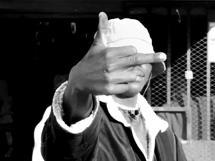 Middle finger up to all the bad energy