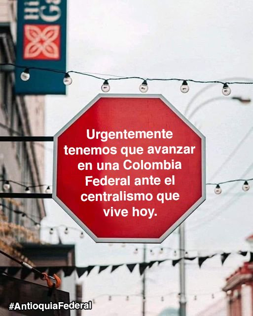 YamileAl12's tweet photo. #YoPropongo una idea que en nuestros orígenes dio muy buenos resultados y puede ser el camino para deligarnos del gobierno corrupto de Petro.
#Antioquiafederal https://t.co/DCJhHqe0xo
