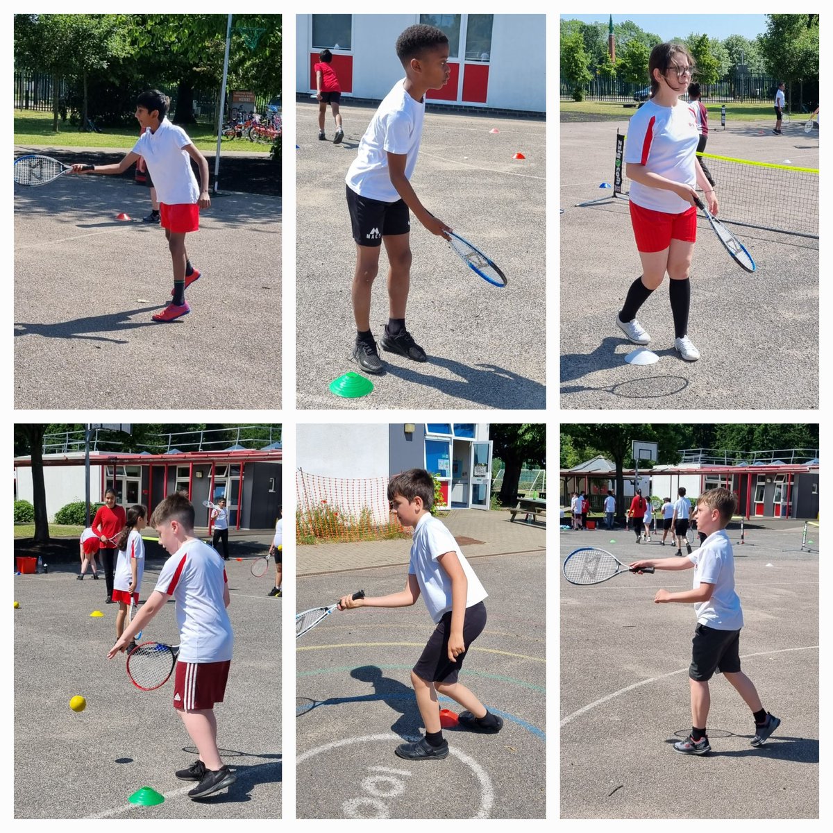 Future Wimbledon champions... maybe! Great tennis this morning in the gorgeous sunshine 🌞 <a href="/MissKhanCTS/">Miss Khan</a> <a href="/headcherrytree/">Cherry Tree Headteacher</a> <a href="/CTS_Watford/">Cherry Tree Primary School</a>