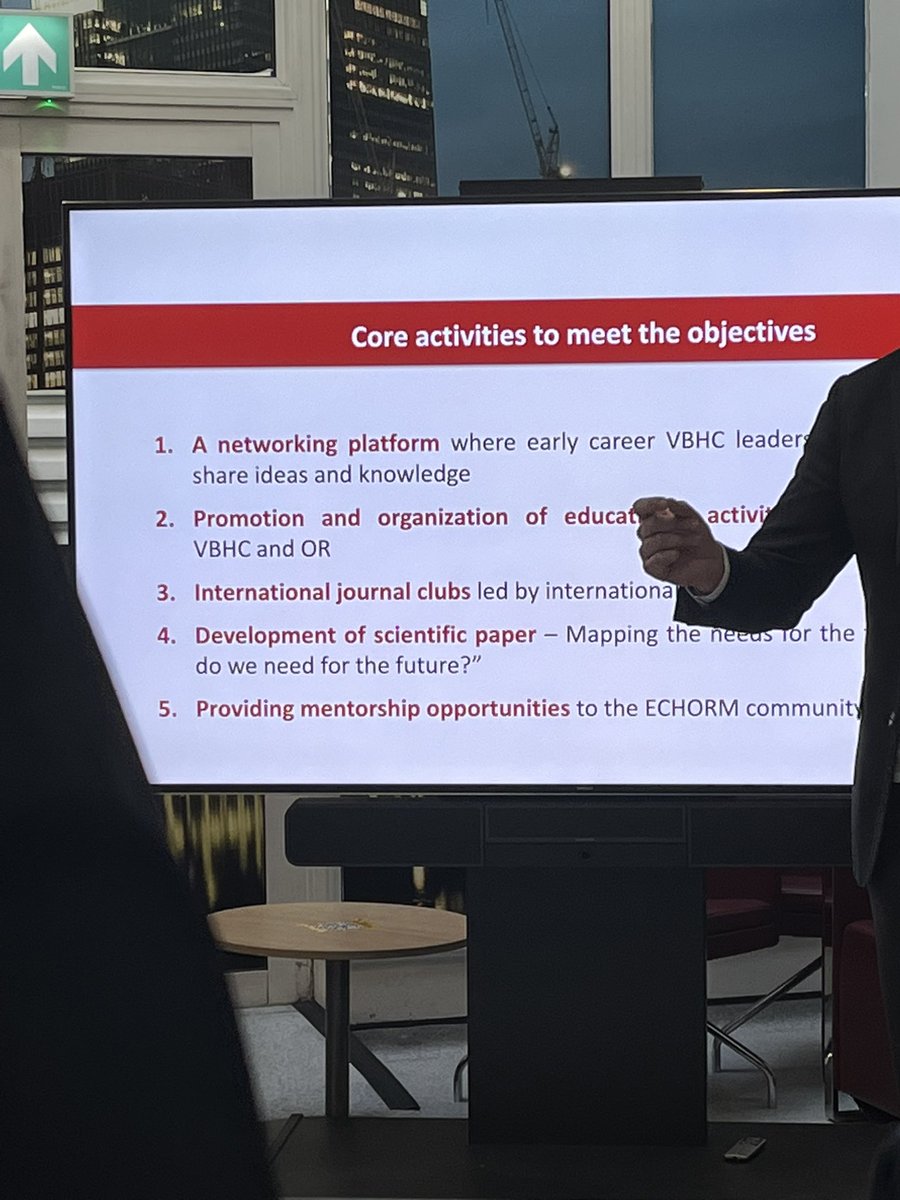 Great energy at the high value care course today as we discuss diverse examples , challenges and opportunities of implementing high value care. Also glad to celebrate the launch of @ECHORM and looking forward to seeing how this network enables system change! <a href="/kingshealth/">King's Health Partners</a>