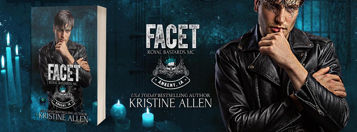 #Preorder 
Facet by <a href="/KAllenAuthor/">Kristine Allen</a>
Royal Bastards MC Ankeny, IA Chapter
Link: books2read.com/FacetRBMC
#mcromance #romanticsuspense