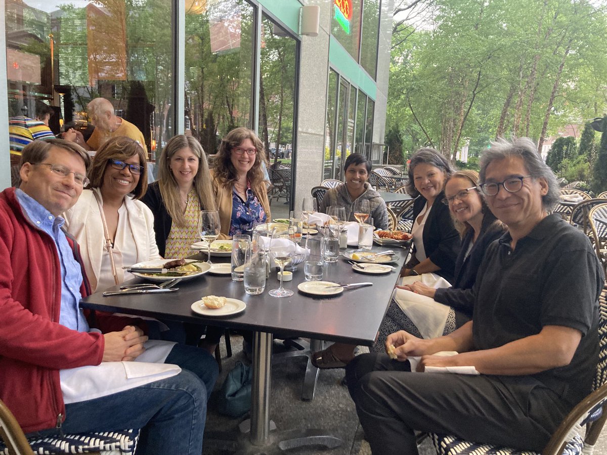 Got to have dinner last week with an AMAZING group of VA clinicians, researchers, and program leaders, after an exciting day at <a href="/coinltss/">@THRIVE-COIN</a> discussing screening Veterans for social needs. Thanks ⁦<a href="/vahsrd/">VA HSR</a>⁩ for making the in-person conference possible!
