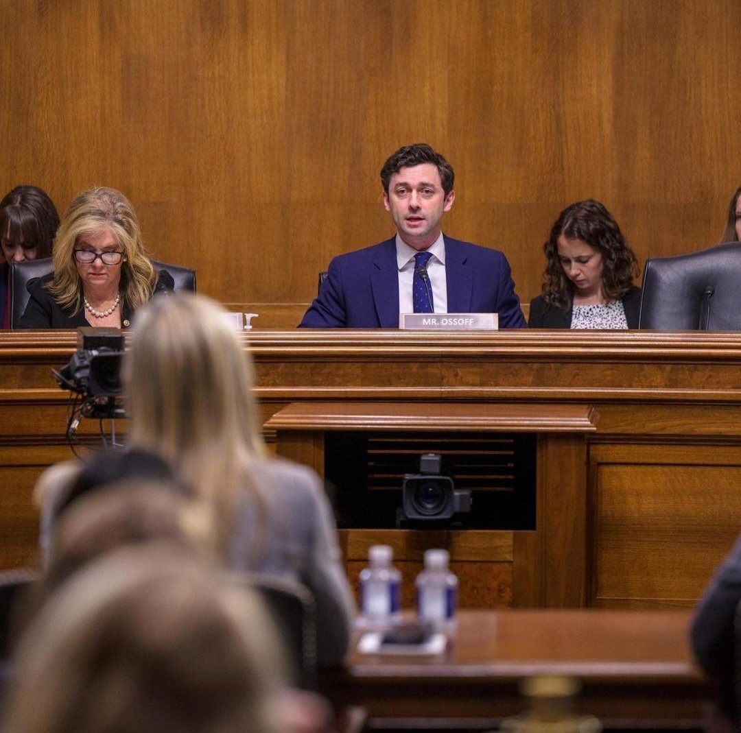 #SenateBae Ossoff in DC all cute and Senator'n & stuff... 😍🥰