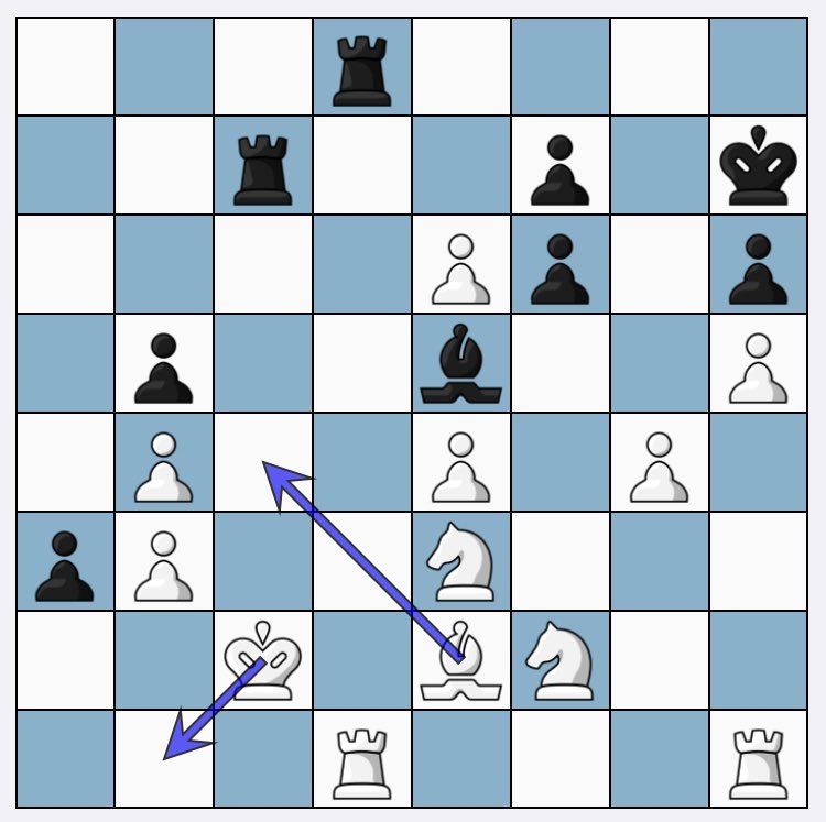 ChessAnalysis64's tweet image. Which move is a mistake and why
Level: intermediate
ما هي الحركة الخاطئة ولماذا
المستوى: متوسط
#chesslessons #chesscandidates
#الشطرنج_للمرح #الشطرنج_البحريني