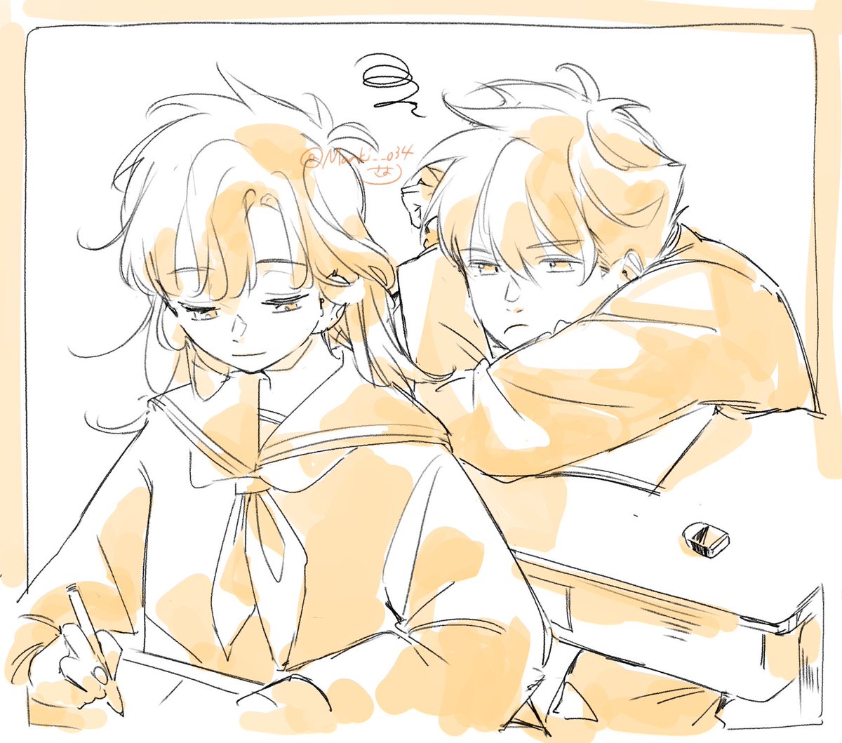 たぶんですが、授業中青子に構って貰えなくて拗ねる黒羽は居ます