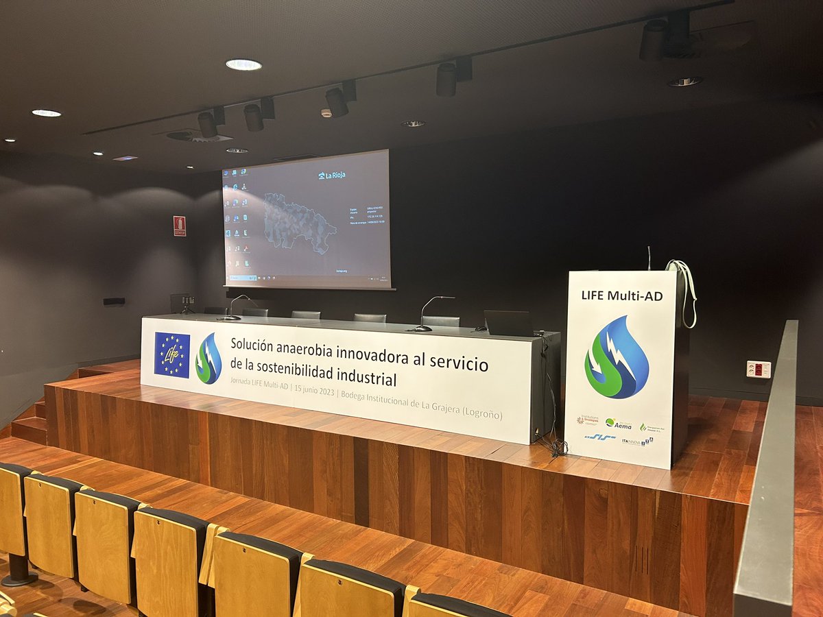 Ya estamos listos para nuestra jornada Solución Anaerobia Innovadora al servicio de la Sostenibilidad Industrial ! 
 <a href="/LIFEprogramme/">LIFE Programme</a> <a href="/EU_ENV/">EU Environment</a> <a href="/EUClimateAction/">EU Climate Action</a>    
El evento será también transmitido en línea! Inscríbete! lifemultiad.eu/solucion-anaer…