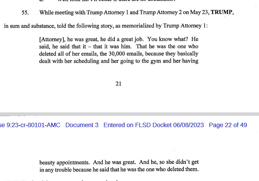 @ClownTownLarry @thedooosh @FredsAutoBodyR @HarperLeeIsMe @DC_Draino It appears Trump did know what happened to the 30k missing emails. He shared the story with his attorneys and now it's public information.