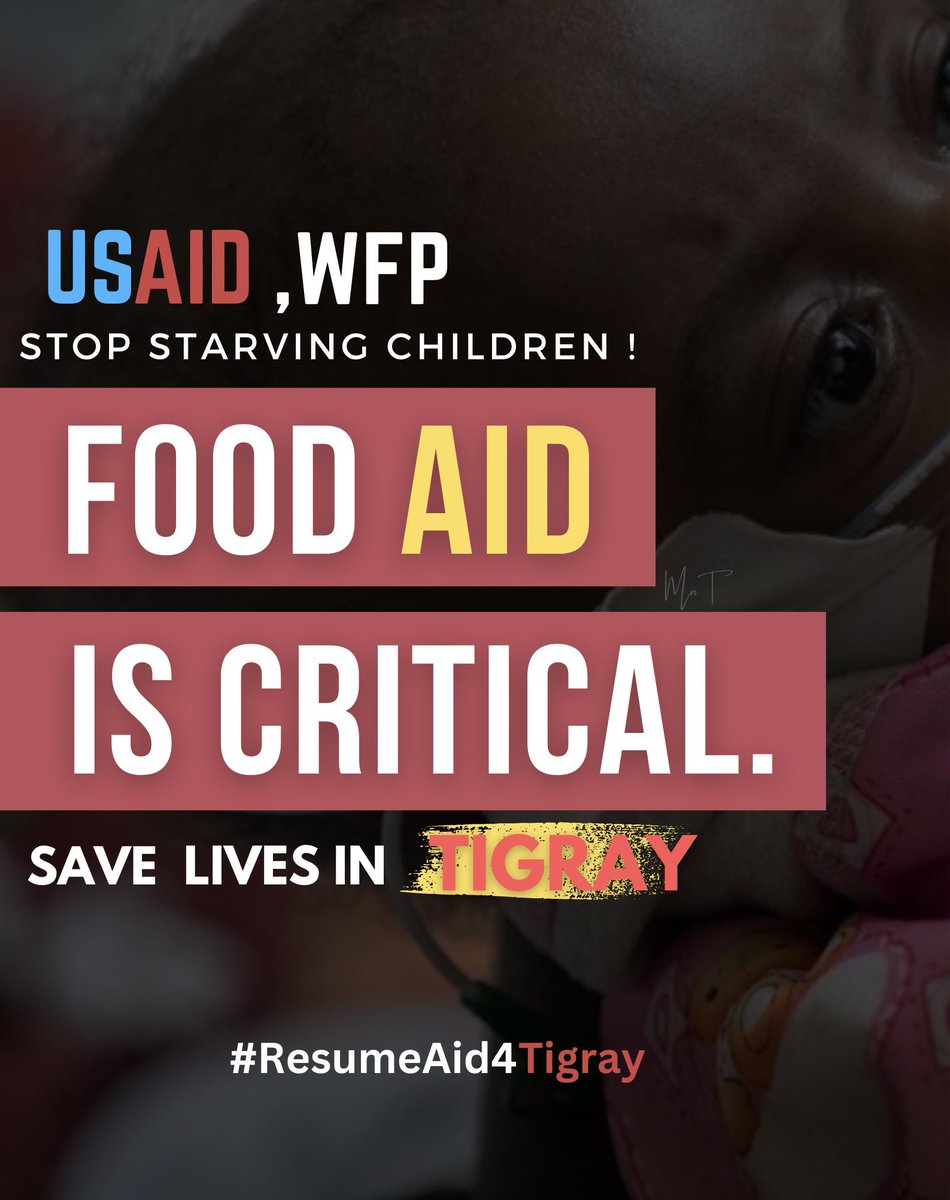 Starvation has already set in for millions in Tigray for the past two+ years , with millions more at risk. The @USAID and @WFP must take bold action to end the suspension of HA. #ResumeAid4Tigray #BringBackTigrayRefugees @PowerUSAID @vestager @WFPChief @EUSR_Weber
