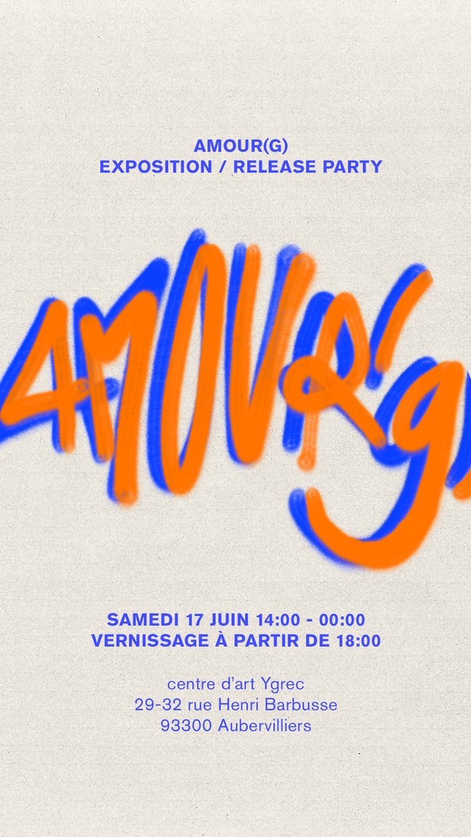 HELLOOOOOOOOOOOOOOOO (bonsoir)

Je vous embête deux secondes pour vous dire qu'avec Grouma on expose Samedi à Aubervilliers !! 
Toutes les infos sont là, n'hésitez pas si vous avez des questions !

Merci à ceux qui viendront 🫶❤️