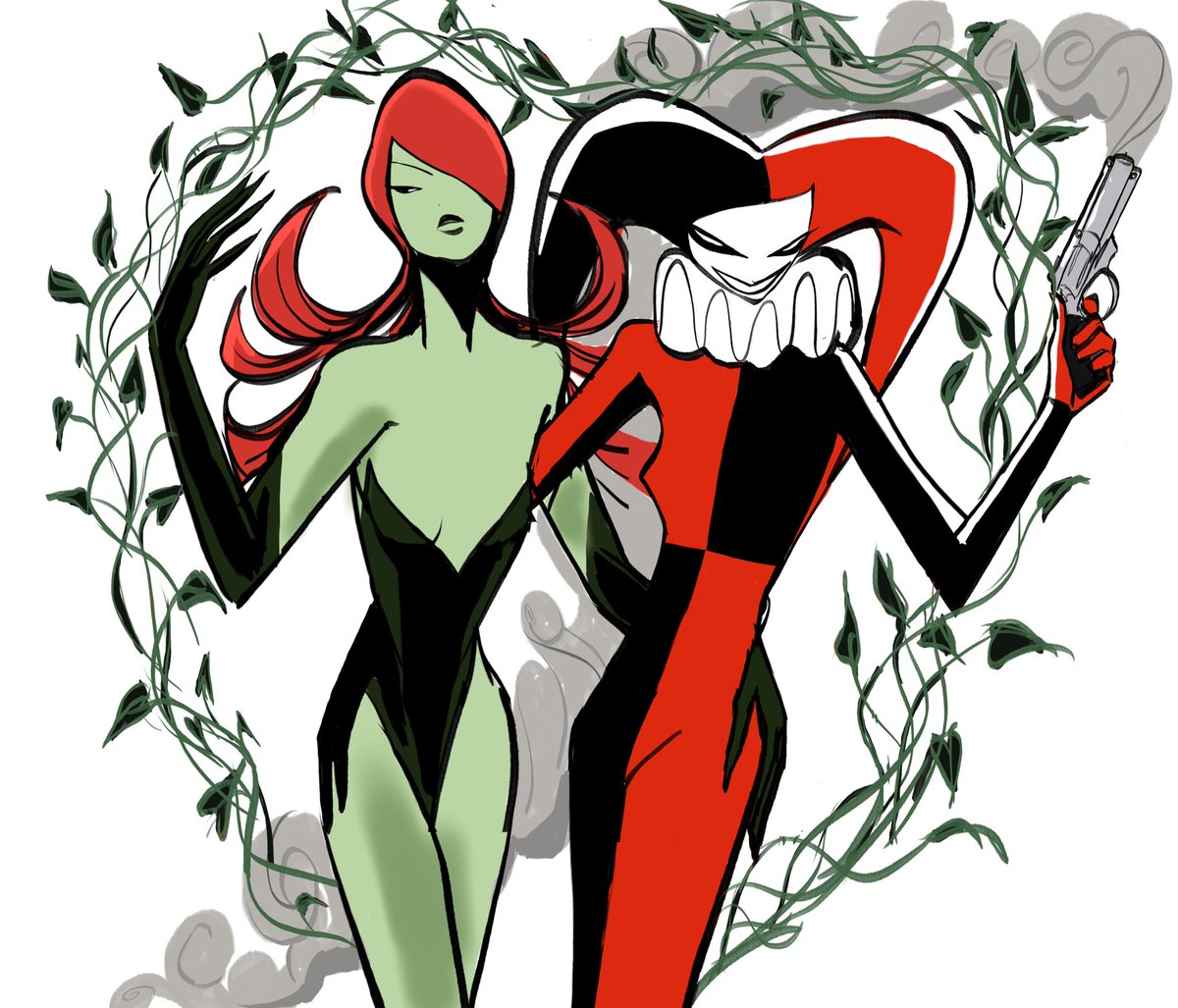 More Harley Quinn and Poison Ivy #harlivy